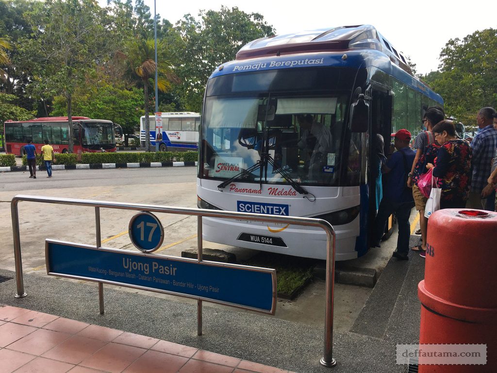 Bus No. 17 Melaka Sentral