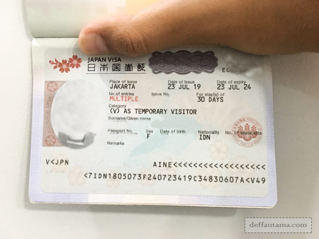 Multiple Entry Visa Jepang