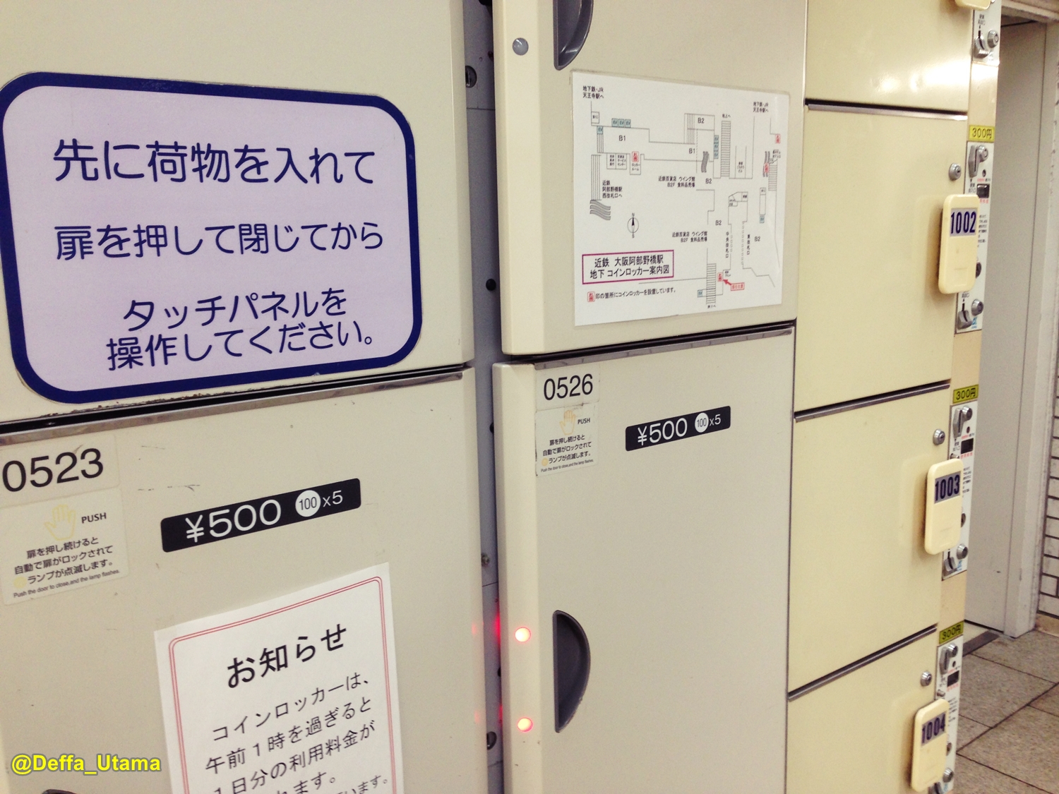Cara Menggunakan Coin Locker di Jepang